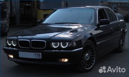 Ангельские глазки на бмв Е38 - BMW E38 (рестайлинг