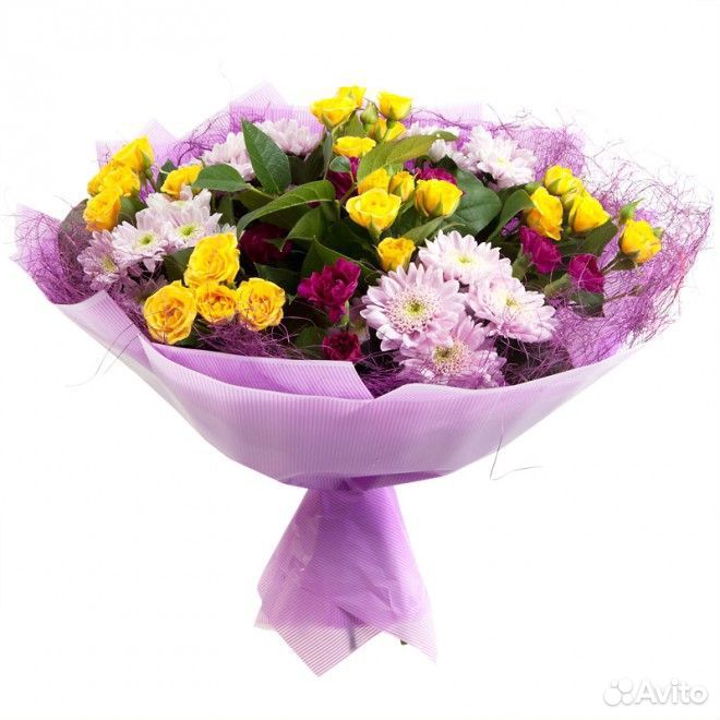 Сборный букет цветов купить на Зозу.ру - фотография № 2