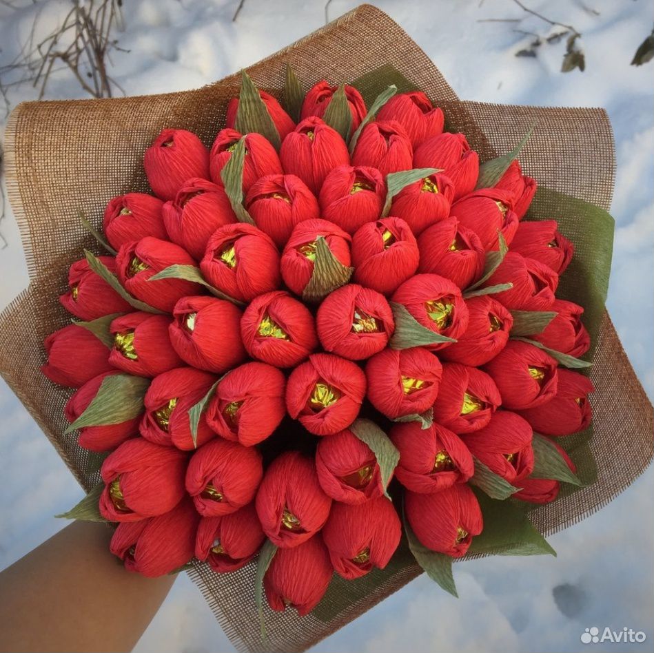 Букет подарок розы в шляпной коробке с конфетами ц купить на Зозу.ру - фотография № 9