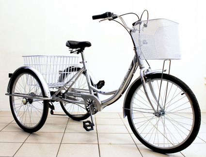 Велосипед Иж-Байк Фермер 24 серебро, новинка