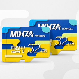 Карта памяти MicroSD mixza 32 гб (новая)