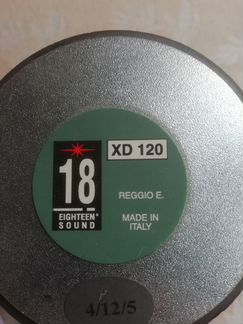 Динамик вч Eighteen Sound XD120/8