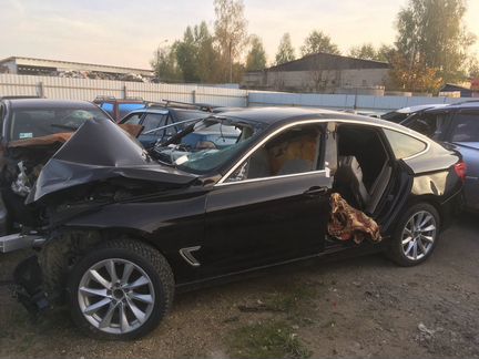 BMW 3 серия GT 2.0 AT, 2014, хетчбэк, битый