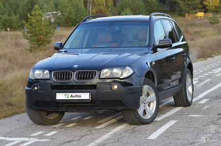 BMW X3 3.0 AT, 2005, внедорожник