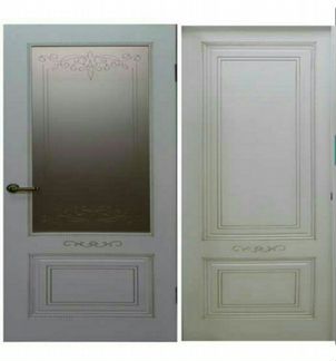Двери межкомнатные 4 белый
