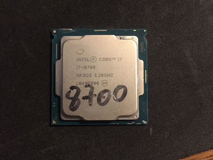 Процессор intel core i7 8700 LGA 1151 v2