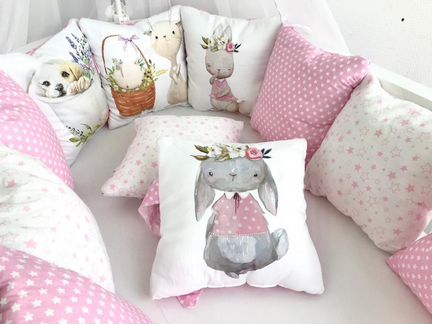 Бортики подушки в Кроватку кокон в кровать доставк