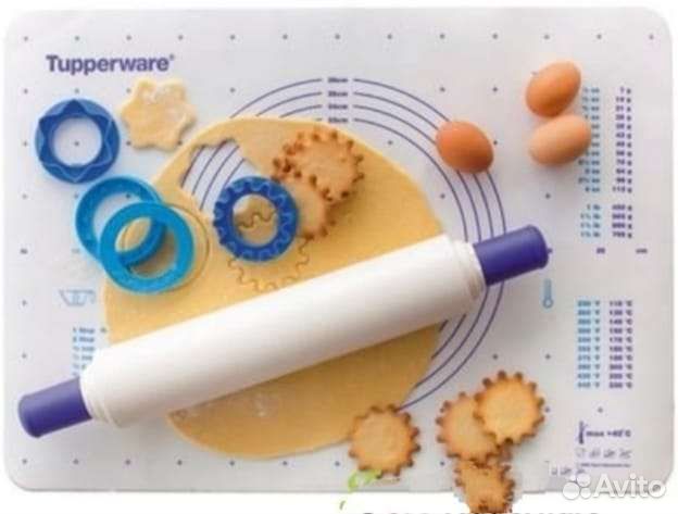 Скалка с кольцами и подложка Tupperware