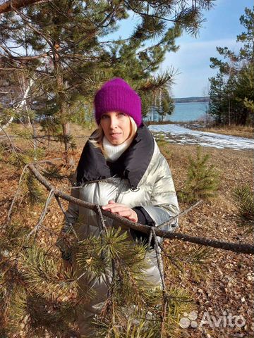 Шапочка из пуха норки. Новая