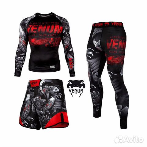 Рашгард комплект Venum Koi 2.0