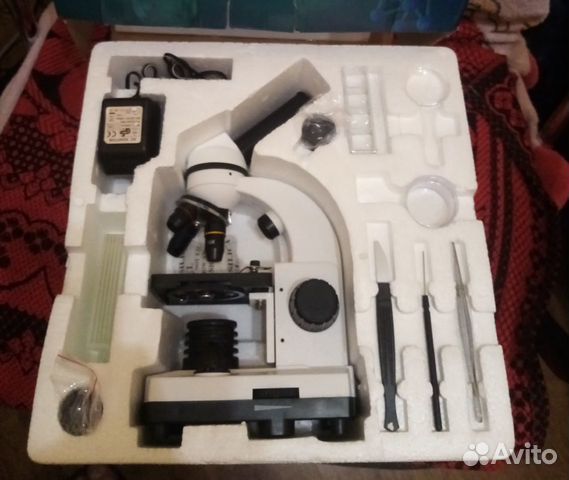 Микроскоп (40-640х) на подарок ребенку