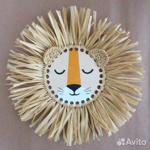 Панно из дерева, эко декор картина в детскую