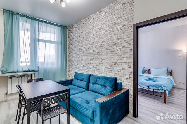 

1-к. квартира, 42 м², 3 кровати