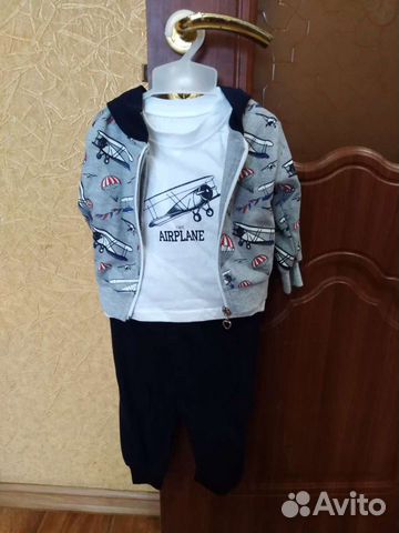 Костюм тройка для мальчика 74-80р