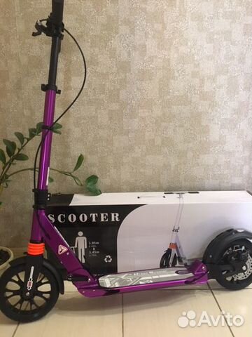 Самокат дисковый urban, хамелеон, новый