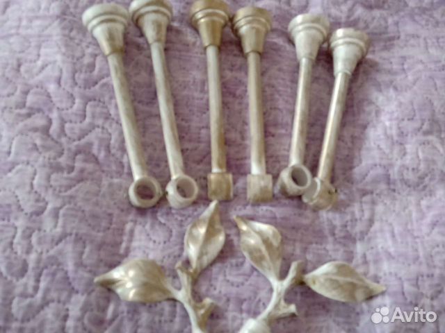 Кронштейны и наконечники для карниза