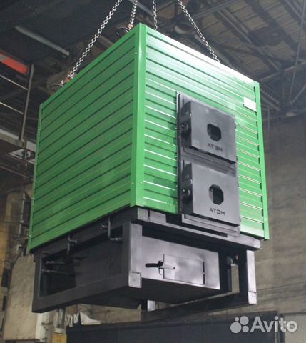 Котел 400 кВт на дровах и угле