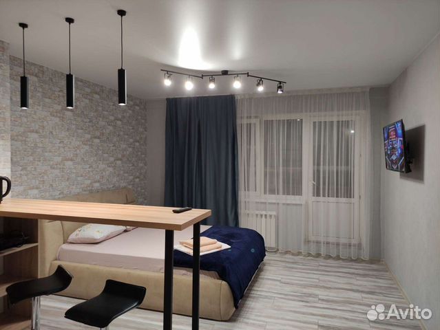 

Квартира-студия, 32 м², 1 кровать