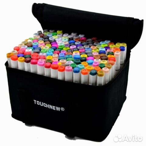 Маркеры для рисования TouchNew. Набор 168 цветов