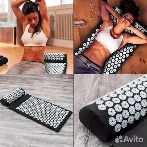 Массажный коврик с подушкой Акупрессура