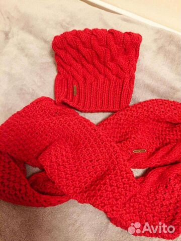 Комплект шапка и снуд