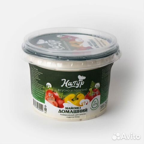 Майонез натуральный домашний натур, 250г