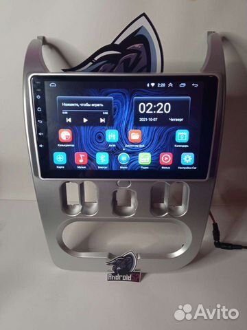 Магнитола renault logan