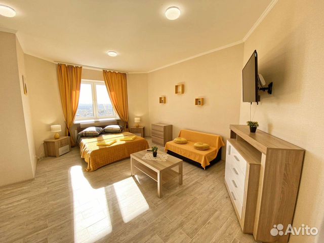 

Квартира-студия, 42 м², 2 кровати