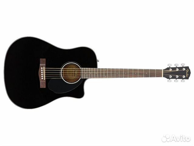 Гитара акустическая fender CD-60SCE