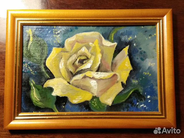 Картина маслом цветы