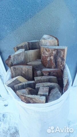 Дрова в мешках