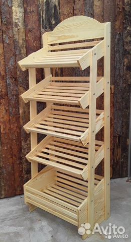 Изготовление торгового оборудования из дерева