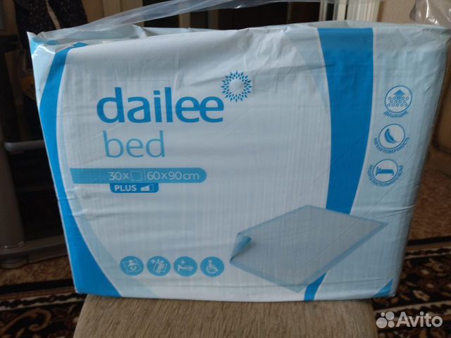 Одноразовые пеленки Dailee bed 60*90