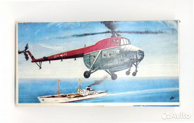 Модель вертолёта Ми-4, производство гдр