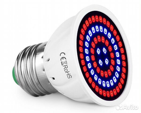 Фитолампа, фито лампа, лампа для растений, Е27