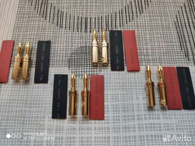 Акустические коннекторы бананы