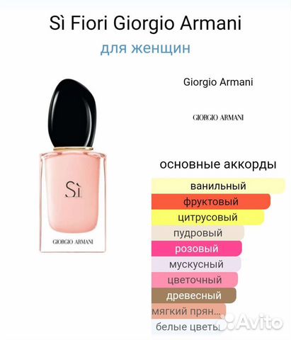 giorgio armani si fiori 30ml