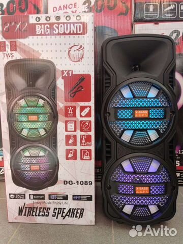 Мощная колонка ZQS 6216 с микрофоном