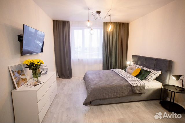 

1-к. квартира, 43 м², 2 кровати