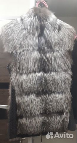 Жилетка из чернобурки