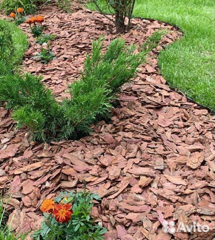 Кора лиственницы мульча
