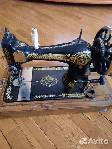 Швейная машинка зингер ручная XIX век рабочая
