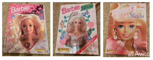 Альбомы Барби (Barbie) Panini заполненные