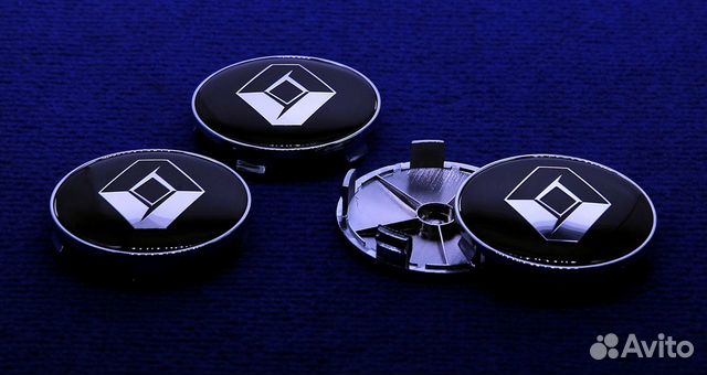 Комплект колпачков неоригинального диска Renault