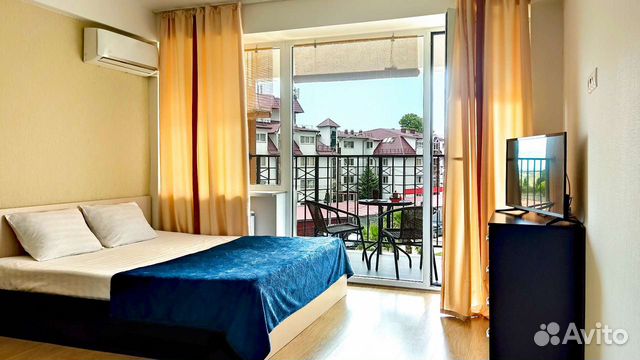 

Квартира-студия, 29 м², 2 кровати