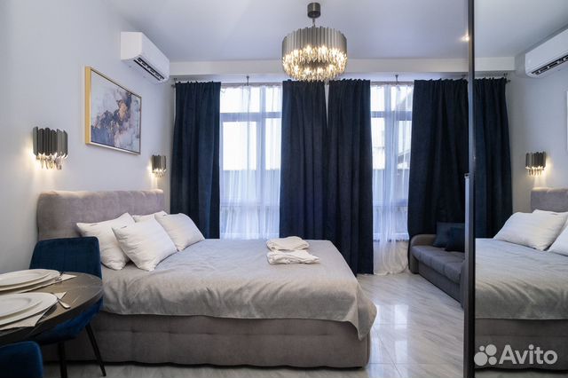 

Квартира-студия, 25 м², 2 кровати