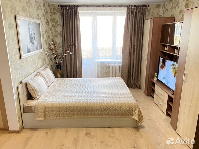 

1-к. квартира, 42 м², 2 кровати