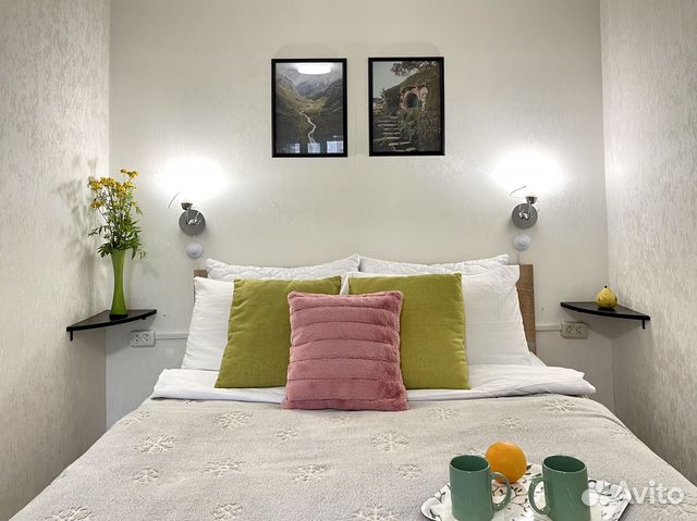 

1-к. квартира, 42 м², 2 кровати