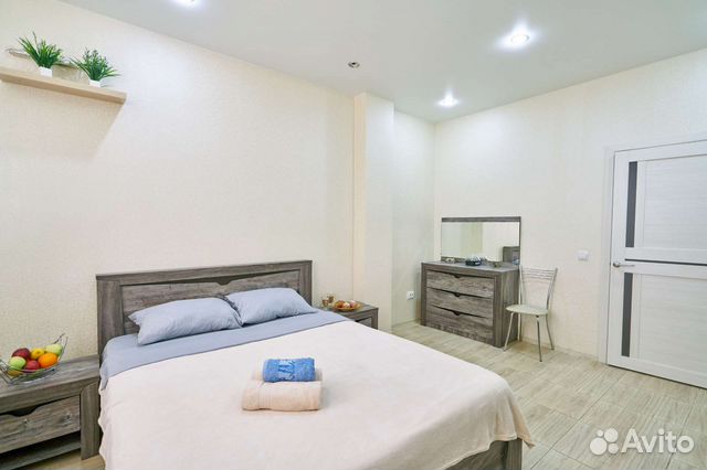 

1-к. квартира, 38 м², 2 кровати