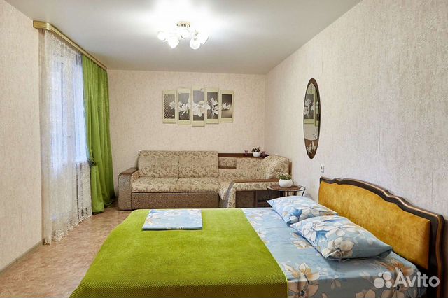 

1-к. квартира, 45 м², 2 кровати